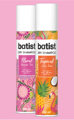 Shampoo Secco Floral e Tropical Batist